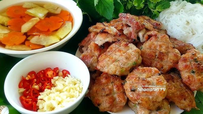 Nguyên liệu tươi ngon chuẩn bị cho cách làm nước mắm ăn bún thịt nướng chuẩn vị tại nhà