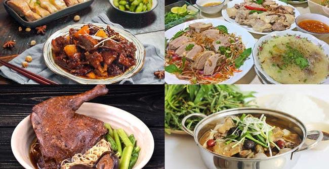 Thịt vịt đang được tẩm ướp kỹ lưỡng với các loại gia vị đặc trưng cho cách nấu vịt om bia