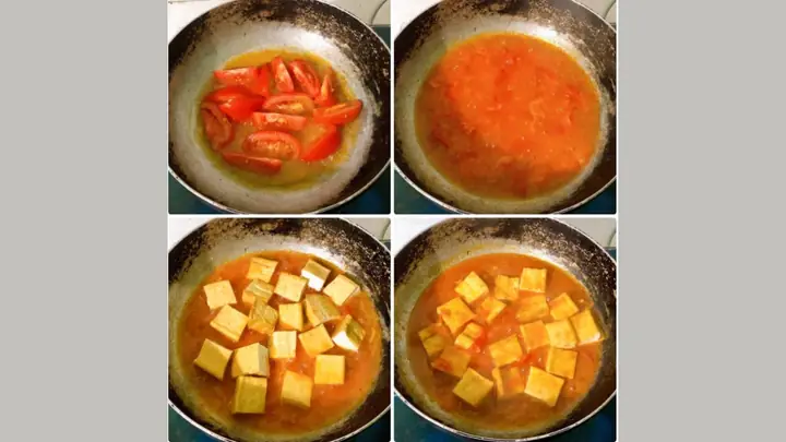 Cách làm đậu sốt cà chua chay