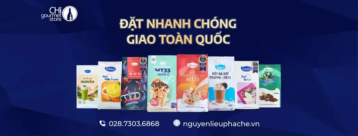 Bốn hương vị trà trái cây hạt chia Lúave