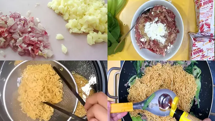 Cách làm mì xào bò Cách làm mì xào bò
