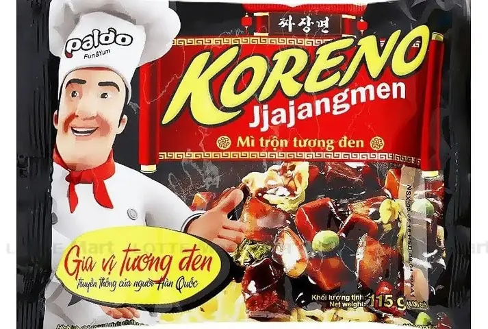 1 gói mì tương đen Koreno bao nhiêu calo?