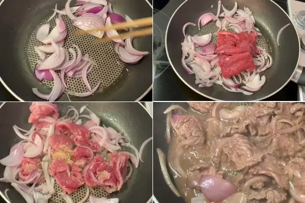 Xào thịt bò Xào thịt bò