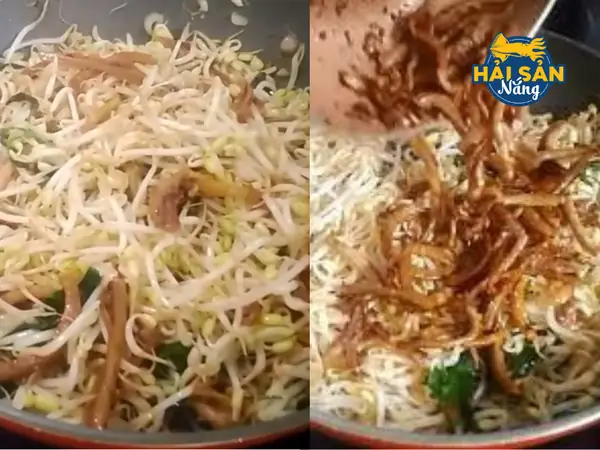 Cách chế biến Mực khô xào giá Cách chế biến Mực khô xào giá