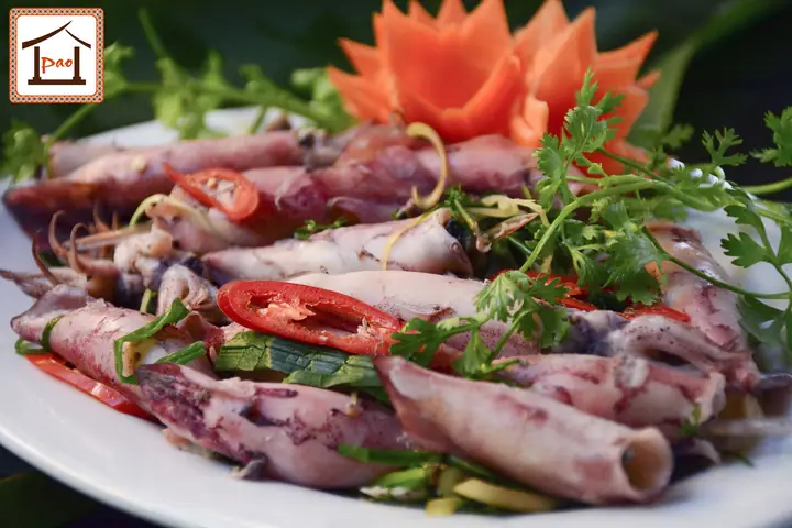 Các bước tiến hành làm mực trứng hấp bia