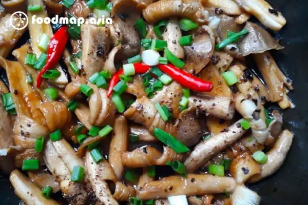 Nấm mối kho tiêu