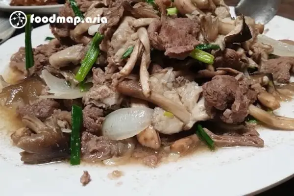 Nấm xào thịt bò bổ dưỡng