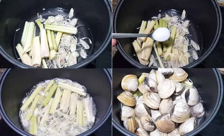 Cách làm món ngao (nghêu) hấp sả ớt Cách làm món ngao (nghêu) hấp sả ớt