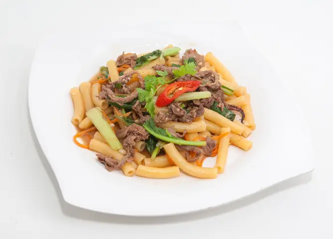 1. Chọn loại nui phù hợp để làm nui xào bò 1. Chọn loại nui phù hợp để làm nui xào bò