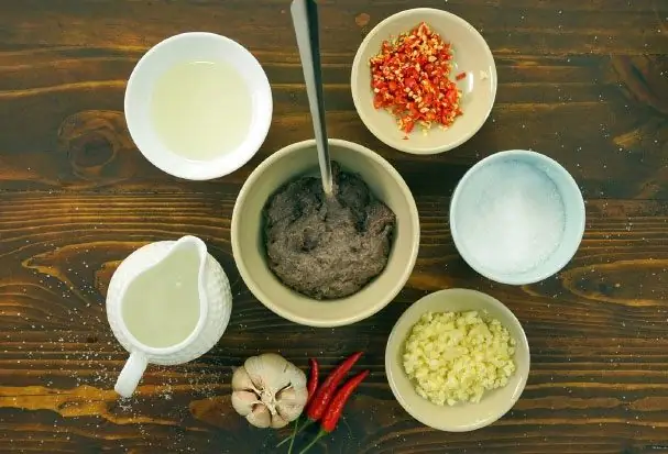 1. Cách làm mắm ruốc chấm xoài