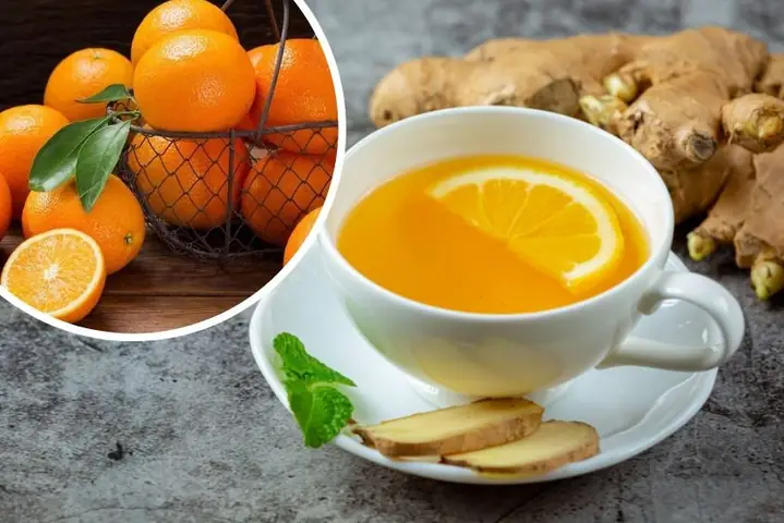 6Cách pha trà gừng với cam