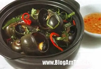 Tuyệt vời món ốc bươu hấp mẻ khi gió lạnh về