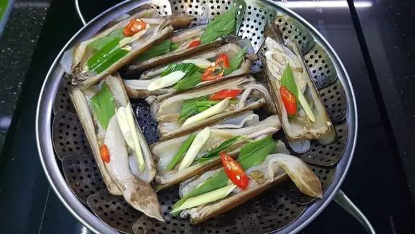 Cách làm món ốc móng tay hấp sả