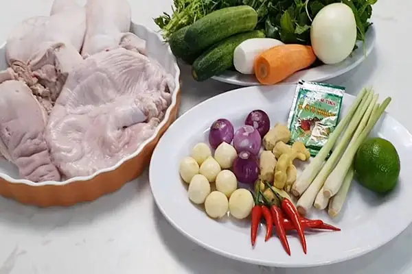 Chuẩn bị nguyên liệu