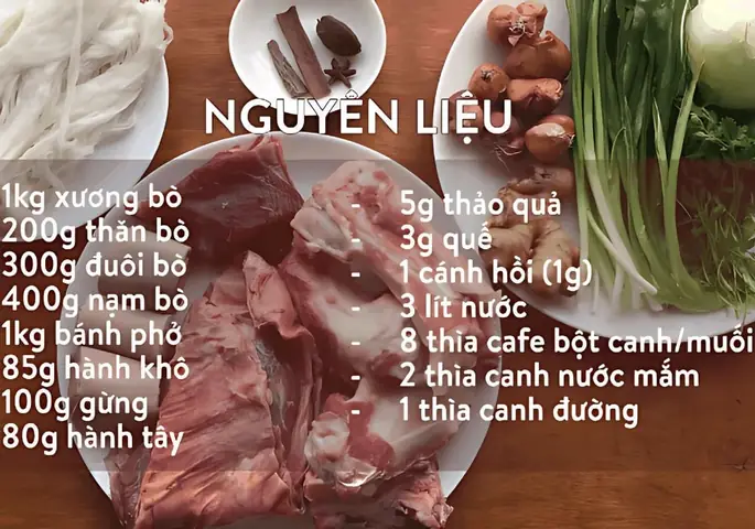 Chuẩn bị nguyên liệu