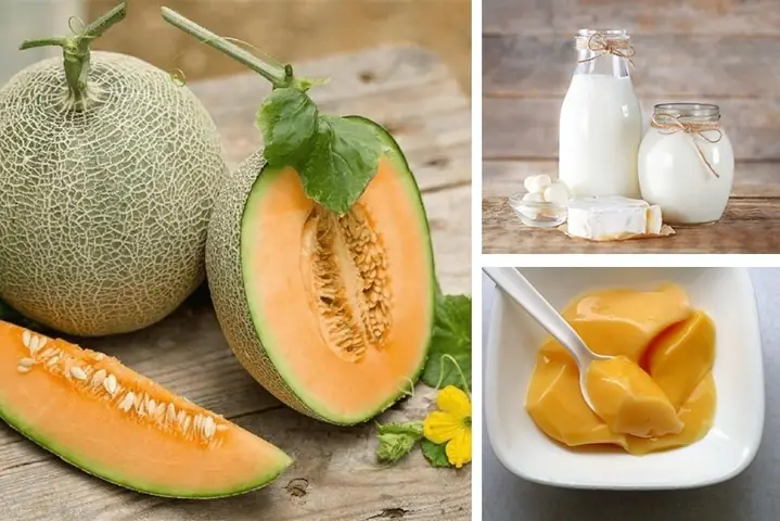 1Pudding dưa lưới cho bé ăn dặm (Công thức được người dùng chia sẻ)