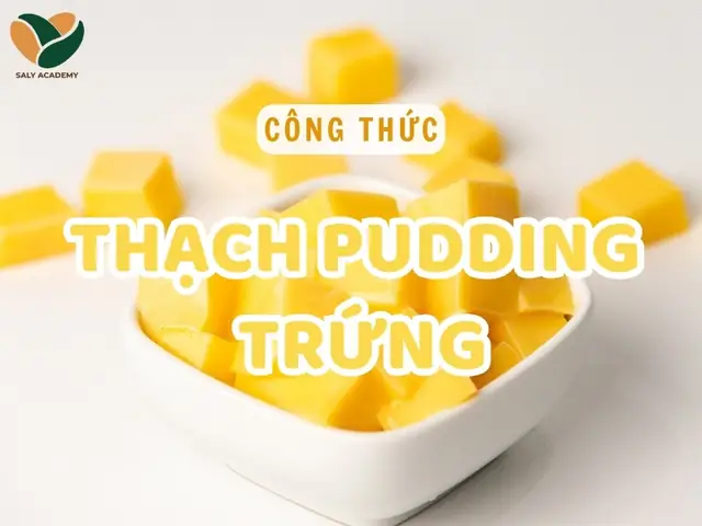 Cách làm pudding trứng bằng bột, thạch topping trà sữa siêu ngon