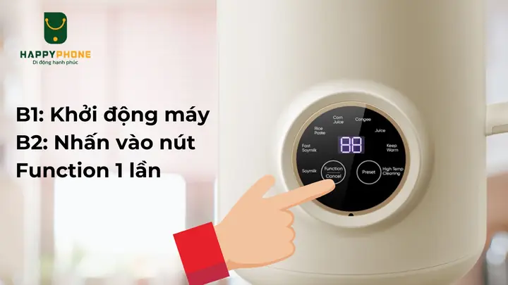 Cách làm sữa ngô bí đỏ cho em bé bằng máy làm sữa hạt