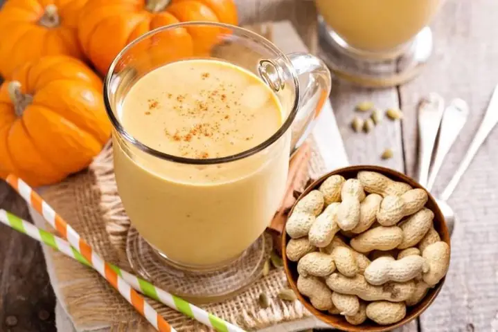 Sữa bí đỏ đậu phộng Sữa bí đỏ đậu phộng