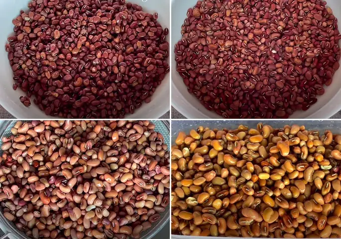 Ngâm đậu đỏ và hạt sen Ngâm đậu đỏ và hạt sen