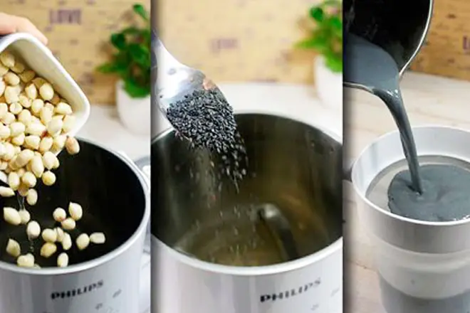 Cách làm sữa đậu nành mè đen thơm ngon bổ dưỡng