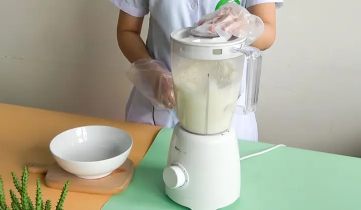 3. Hướng dẫn làm sữa hạt sen khoai môn