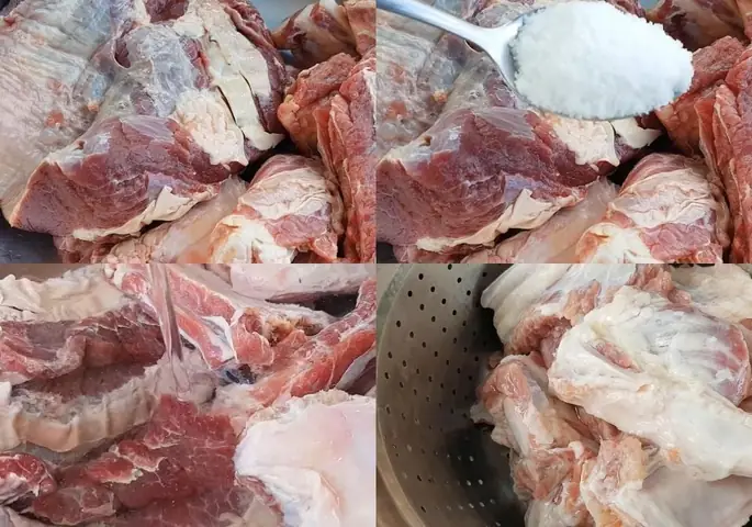 Sơ chế sườn bò và thịt nạm