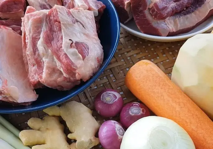 Chuẩn bị nguyên liệu