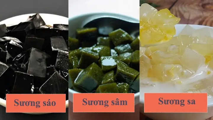 2Phân biệt sương sâm, sương sa, sương sáo