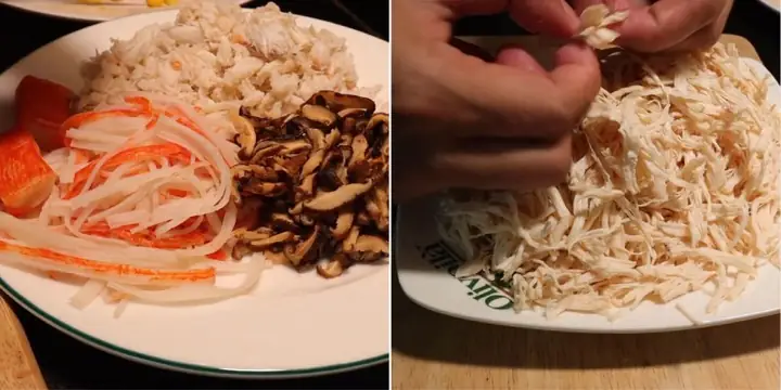 Bước 2: Sơ chế các nguyên liệu khác