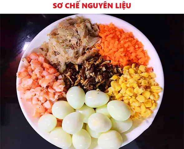 Cách nấu súp trứng cút hải sản