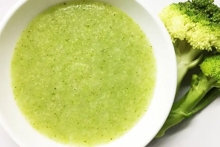 Cháo súp lơ thịt heo Cháo súp lơ thịt heo