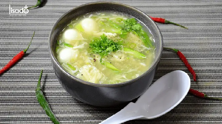 Cách nấu súp cua măng tây chuẩn vị: