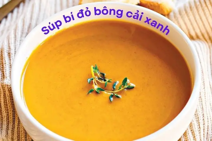 Súp rau củ cho bé