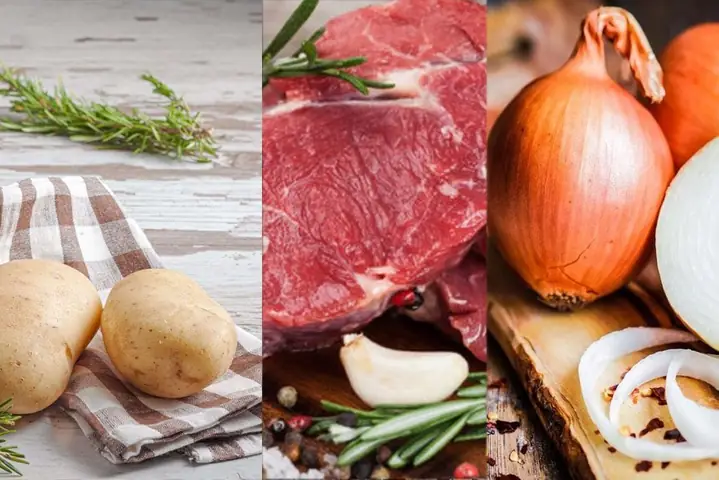 Súp thịt bò khoai tây Súp thịt bò khoai tây