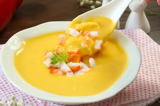 cách nấu súp tôm bí đỏ cho bé ăn dặm