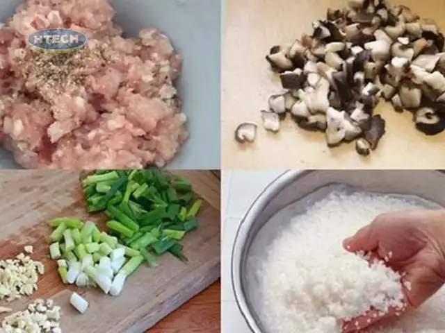 1. Nguyên liệu và dụng cụ nấu cháo thịt băm