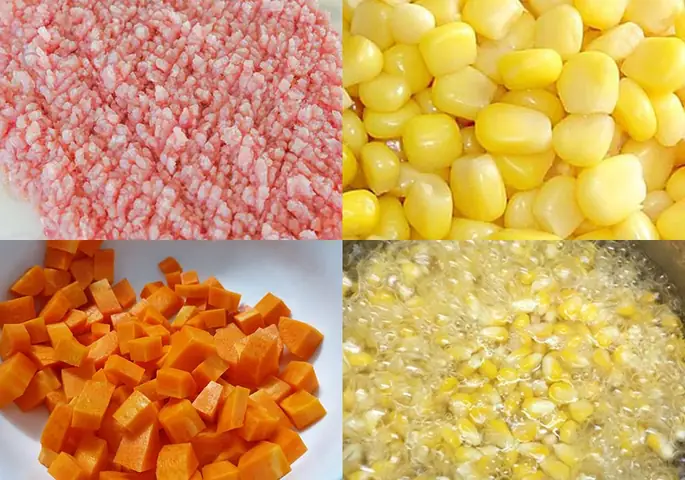 Sơ chế các nguyên liệu Sơ chế các nguyên liệu