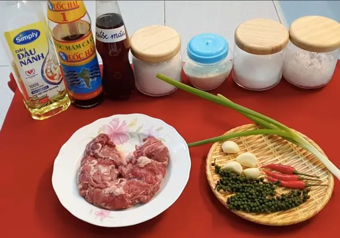 Chuẩn bị nguyên liệu