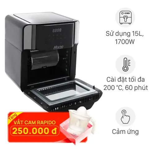 Lò chiên không dầu Sunhouse Mama SHD4088 15 lít