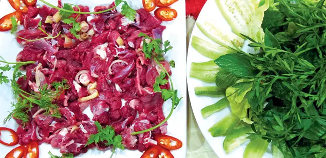 Đổi món với thịt hươu