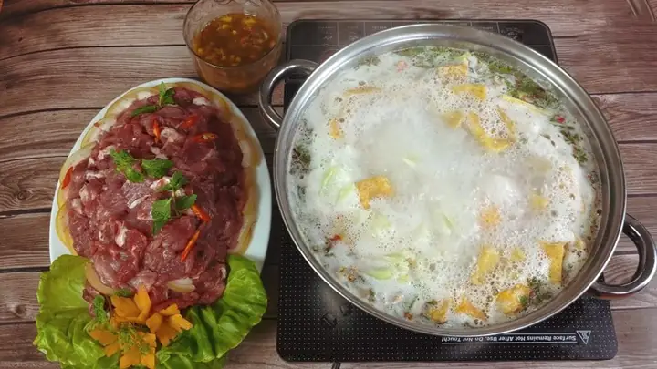 7Thịt nai nhúng giấm 7Thịt nai nhúng giấm