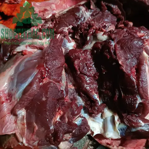 Thịt ngựa tươi ngon, pha chế theo yêu cầu tại Shop Tây Bắc
