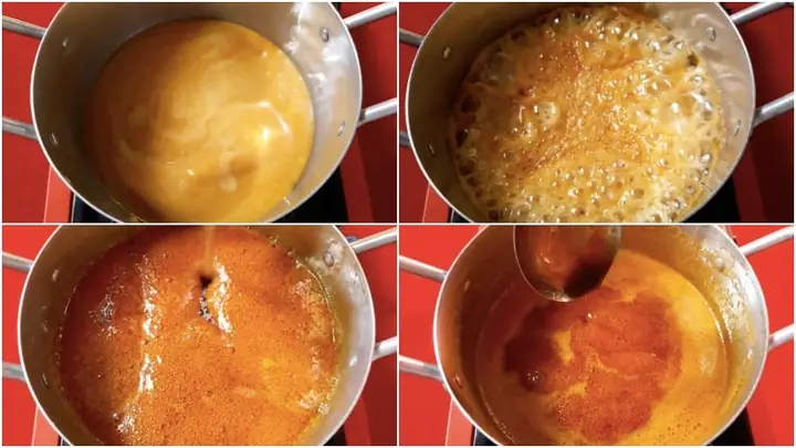 4.3 Cách nhận biết độ cháy của đường 4.3 Cách nhận biết độ cháy của đường