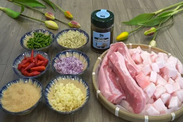 Chuẩn bị nguyên liệu