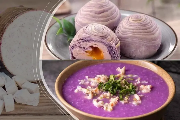 5Canh khoai môn với thịt băm 5Canh khoai môn với thịt băm