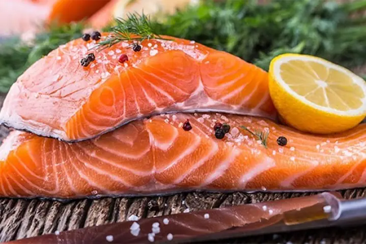 10Súp cá hồi với hạt sen 10Súp cá hồi với hạt sen