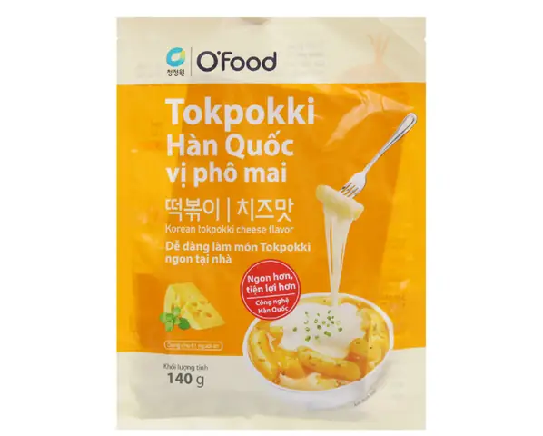 2. Tokbokki ăn liền nhân phô mai béo ngậy O’food 2. Tokbokki ăn liền nhân phô mai béo ngậy O’food