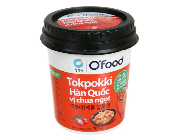 3. Bánh gạo tokbokki ăn liền vị chua ngọt