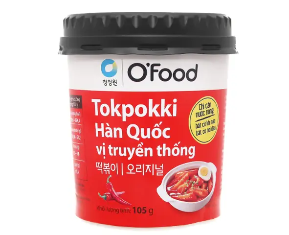 1. Tokbokki truyền thống O’food